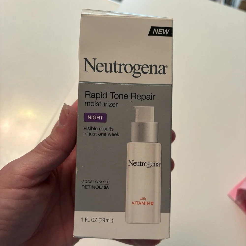 Neutrogena Rapid Tone Repair Night Moisturizer 1 Oz New